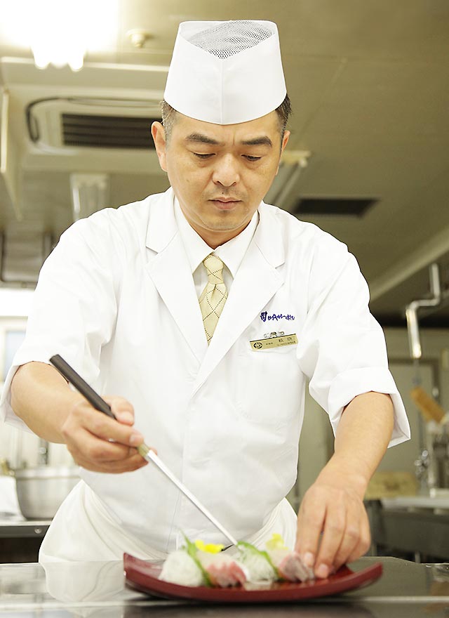 Head Japanese Chef Hagiwara. Kitchen master/Grand master